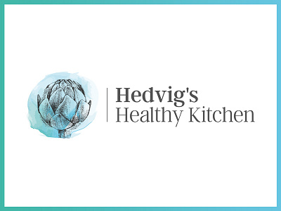 Hedvig's Healthy Kitchen branding health identity logo logotype nutritionist