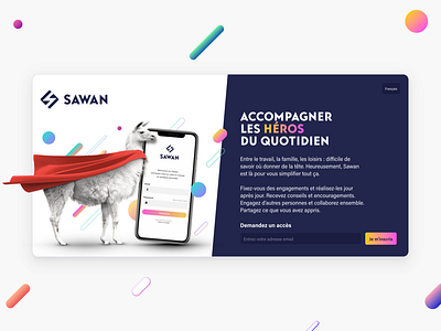 Sawan — soon branding branding and identity gradient lama task manager todo ui ux