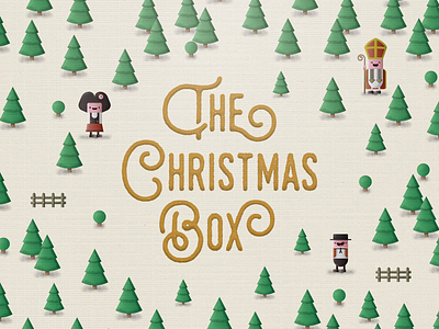 The Christmas Box — illustration & packaging