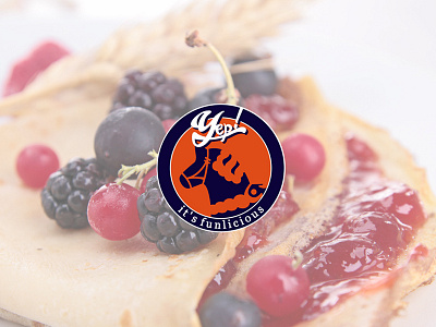 Yep! Crepes Caravan branding caravan cluj crepes design food identity logo romania