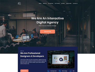 Digital Agency agency design digital ui ux webdesign website