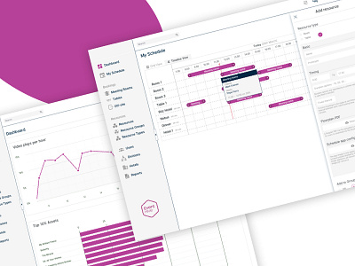 Booking system for meeting app design booking clean app design dashboad design meeting room minimal purple ui user interface ux webapp