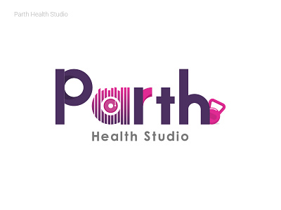 Parth 2d logo custom logo detailed logo multi color typography