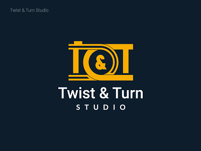 Twist & Turn 2d logo custom logo detailed logo multi color typography