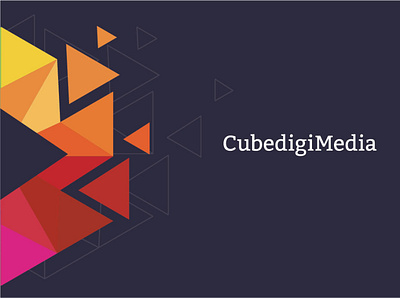 Cube Digi Media V.Card design graphic design logo motion graphics