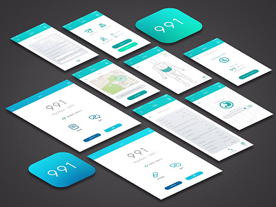 App - 991 app medical ui ux