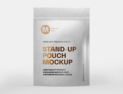 Stand-up pouch mockup free pouch mockup mockup mockupman mockups packaging mockup pouch mockup stand up pouch mockup