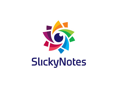 SlickyNotes branding graphic design logo