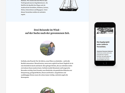 Zeitwärts - About blog branding magazine screen design ui web webdesign