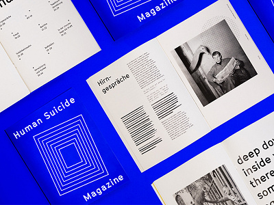 Human Suicide Club on Behance branding editorial exhibition magazine typography