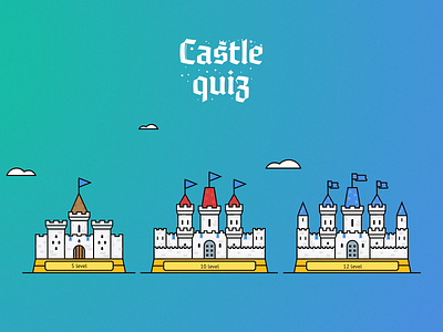 Castle Quiz — Castles for Game android castle education game illustration ios11 iphone quiz