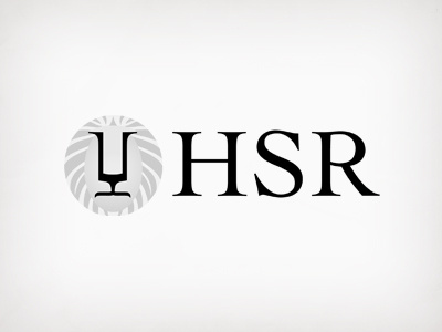 HSR Lion v2 animal brand branding face font identity lion logo