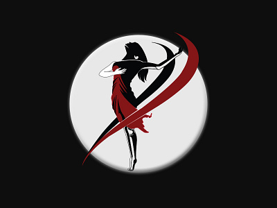 Girl...!!!! art dancing design girl icon illustration logo moon naveenui vector vectorart