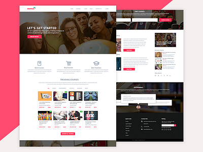 Daily UI challenge #003 - Landing Page Design Concept..!!