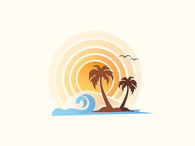 Sunrise..!! dribbble icon illustration logo sunrise vector