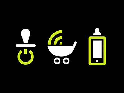 Children & Technology Icons