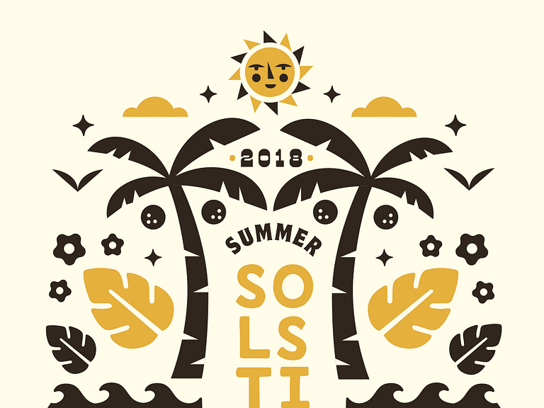 Happy Solstice by Madeleine McMichael on Dribbble