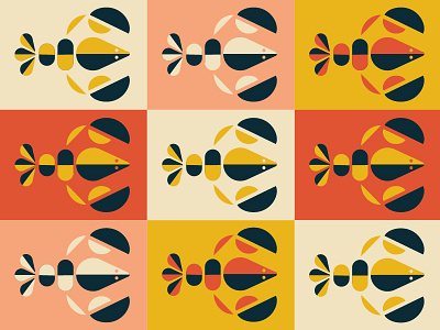 Lobster Pattern boston color palette fish identity lobster logo madeleine mcmichael pattern restaurant seafood shell summer