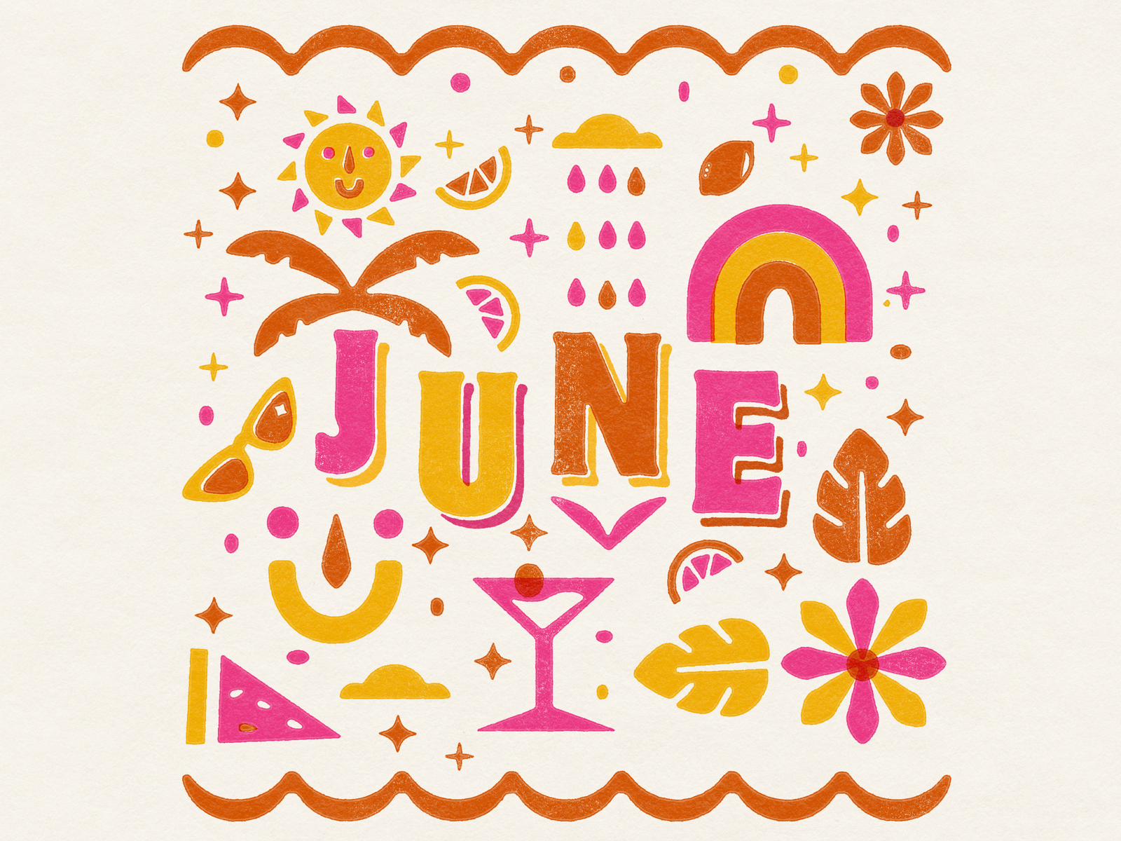June Illustration by Madeleine McMichael on Dribbble
