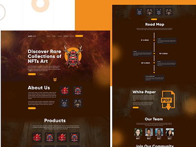 NFT-Landing page design