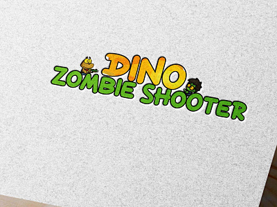 DINO GAME MINIMALIST LOGO DESIGN