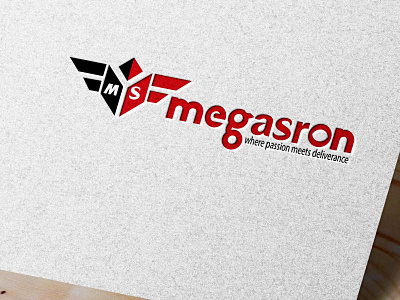 MEGASRON MINIMALIST LOGO DESIGN branding design graphic design illustration logo typography vector