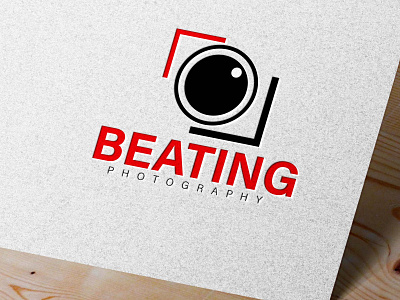 BEATING PHOTOGRAPHY MINIMALIST LOGO DESIGN