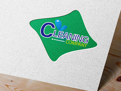 CLEANING COMPANY LOGO DESIGN branding design graphic design illustration logo typography vector