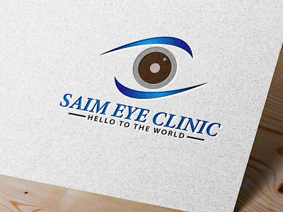 SAIM EYE LOGO DESIGN branding design graphic design illustration logo typography vector