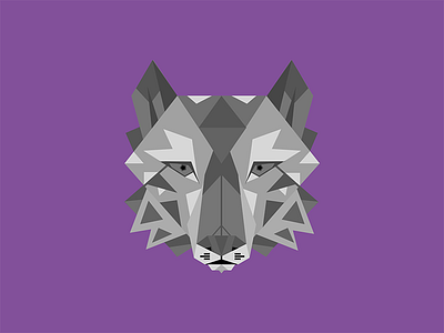 Hungry Like The Wolf design graphics shapes vectors wolf
