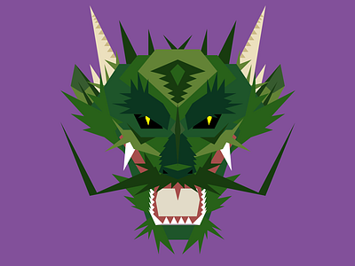 Dragon dragon fantasy green illustration photoshop shapes vector