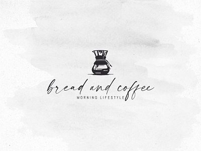 Vintage Coffee Maker Barista Logo