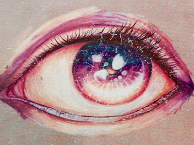 optical iris acrylic cornea eye eyeball eyelash iris optical paint pastel pupil reflection retina