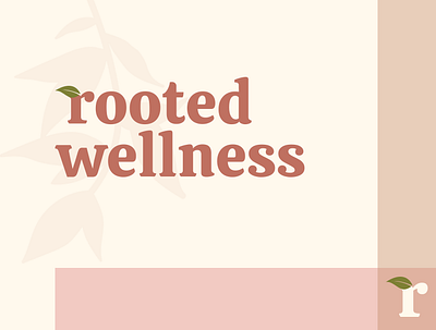 Rooted Wellness branding logo