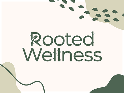 Rooted Wellness branding logo