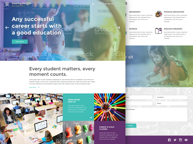 Education Concept by Tonya Peck on Dribbble