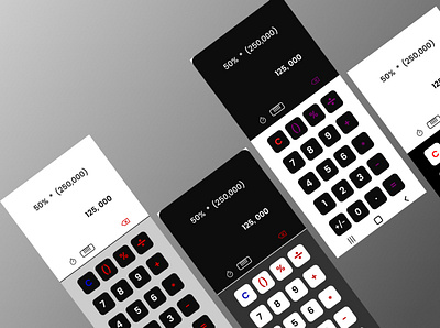 Simple mobile calculator daily ui dashboard design design mobile typography ui