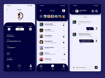 Direct messaging app