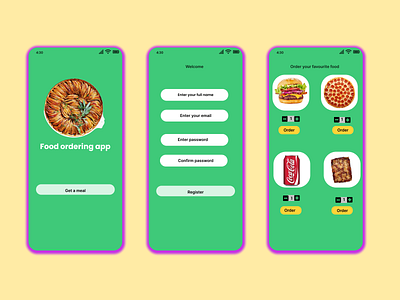 Food ordering app app
