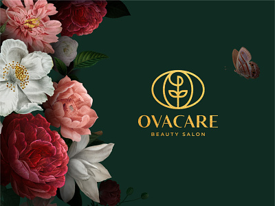 ovacare | Logo Design beauty beauty letter o logo beauty logo brand cosmetics elegant graphicdesign logo love luxurious luxury luxury brand luxury branding stylish