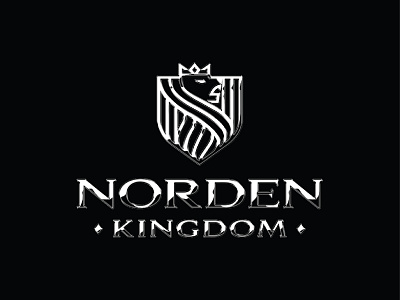 Norden Kingdom | Logo Design brand agency branding geometic graphicdesign kingdom lion logo logo design logo designer logodesigner logomark logotype royal silver symbol
