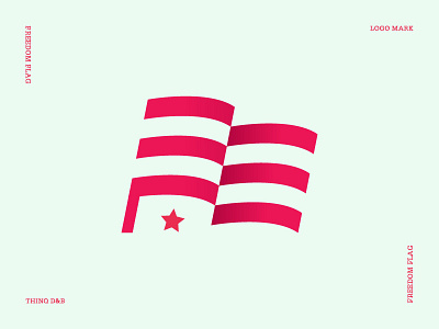 Freedom Flag Logomark abstract brand agency branding freedom geometic graphicdesign icon lettermark logo logo design logo designer logodesigner logomark logomarks symbol