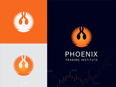 Phoenix Trading Institute | Concept 1 abstract brand agency branding crypto cryptocurrency design exchange geometic graphicdesign lettermark logo logo design logo designer logomark logomarks phoenix phoenix logo symbol trading vector