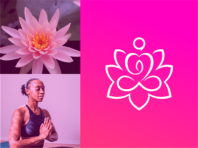Yoga Logo Design abstract beauty body design element floral flower health human icon illustration logo lotus meditation sign silhouette spa symbol vector yoga