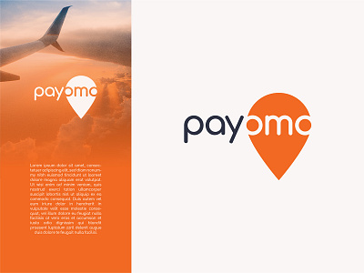 Payomo Logo app brand brand agency branding icon lettermark logo logodesigner logofield map pay payment pin symbol travel