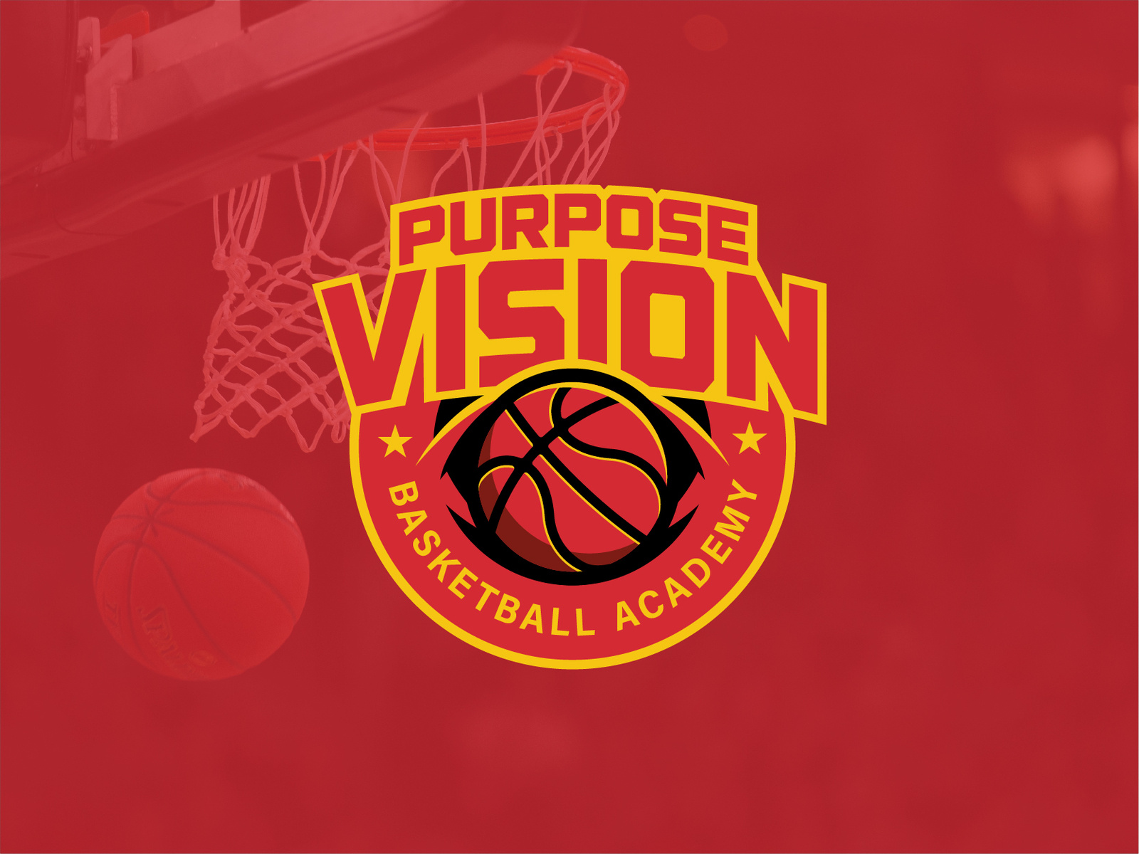 Purpose Vision Basketball Academy Logo Badge by Yansuari Shakti on