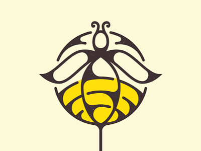 Nectar Logo bee bee logo branding flower honey icon illustration lineart logo logo design logo designer logodesigner logofield logomark nature nectar symbol vector