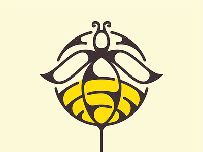 Nectar Logo bee bee logo branding flower honey icon illustration lineart logo logo design logo designer logodesigner logofield logomark nature nectar symbol vector