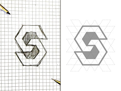 S5 Logo - Sketch vs Vector 02 5 brand brand agency brand identity brand stylish branding geometic graphic design icon lettermark logo logo design logo designer logofield logomark monogram symbol trademark