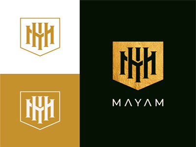 Mayam Logo brand branding design geometic graphic illustration lettermark logo logo designer logofield logos logotypes monogram symbol typography vector